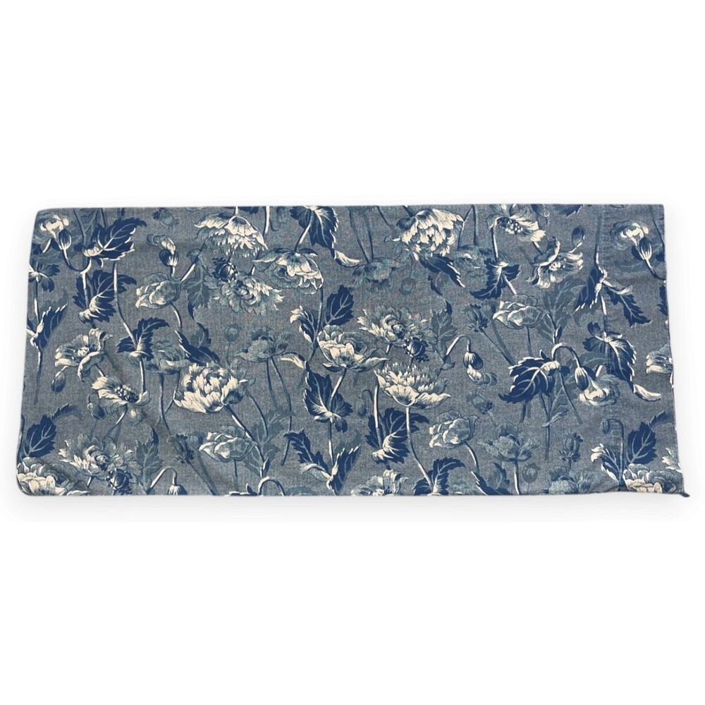 Ralph Lauren Donovan Blue Floral King Pillowcase Pillow Case Vintage USA Rare